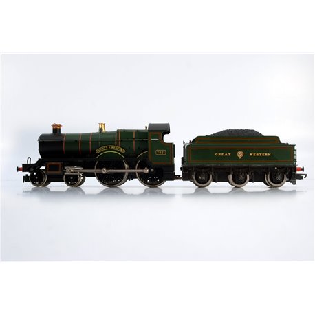Hornby R392 County Class 4-4-0 'County of Bedford' 3821 in GWR Green. Used. OO Gauge