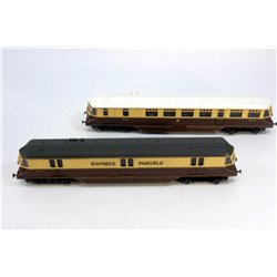 Two Lima GWR Railcars. Used. OO Gauge