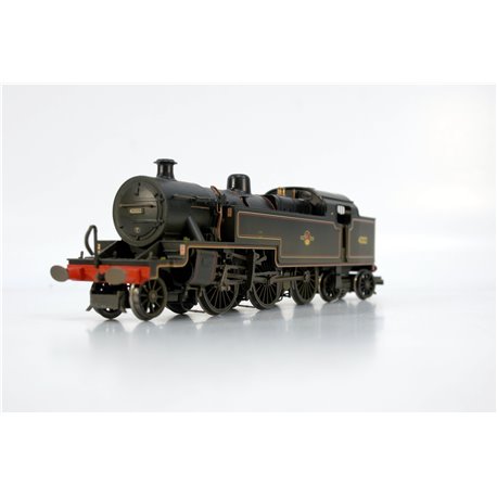 Hornby R2287 Class 4P 2-6-4T 42322 in BR black with late crest - weathered. Used. OO Gauge 