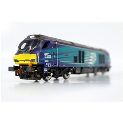 Dapol DA4D-022-020 Class 68 018 'Vigilant' DRS Compass. DCC Fitted. Used. OO Gauge 