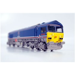 Hattons Originals H4-66-010 Class 66 66404 in DRS compass livery. DCC Fitted Used. OO Gauge 