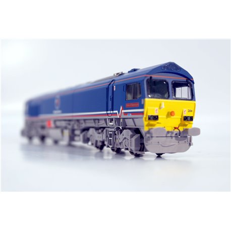 Hattons Originals H4-66-010 Class 66 66404 in DRS compass livery. DCC Fitted Used. OO Gauge 