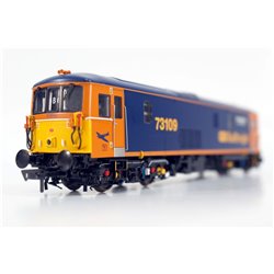 Dapol 4D-006-021 Class 73/1 73109 'Battle of Britain" in GB Railfreight blue & yellow. DCC Fitted. Used. OO Gauge 