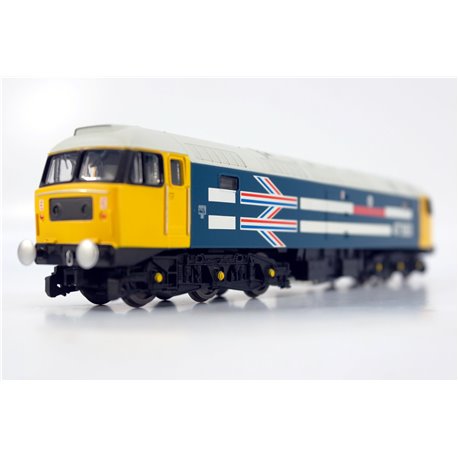 Hornby R30040TTS Class 47 47583 "County of Hertfordshire" in BR large logo blue with Royal Wedding embellishments - Railroad plu