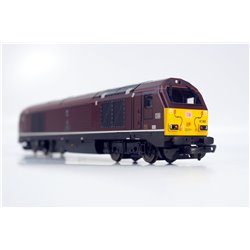 Hornby R30323 Class 67 67005 'Queens Messenger' in Royal Train claret with DB logos - Railroad Plus Range. DCC Fitted. Used. O