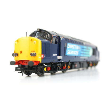 Accurascale ACC231437602 Class 37/6 37602 in Direct Rail Services blue with Compass logos. DCC Fitted. Used. OO Gauge 