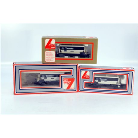 Three Lima 50T Stone hopper wagon "Tarmac". Used. OO Gauge 