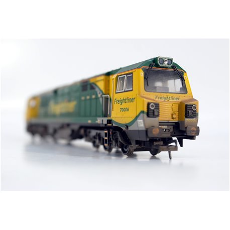 Bachmann Branchline 31-585 Class 70 70006 PowerHaul in Freightliner Green Livery. DCC Fitted. Used. OO Gauge 
