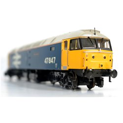 Heljan 4668 Class 47 diesel 47847 in BR Heritage blue with large logo. DCC Fitted. Used. OO Gauge 