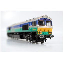 Bachmann Branchline 32-738 Class 66 66711 "Sence" in GBRF/Aggregate Industries livery. DCC Fitted . Used. OO Gauge 