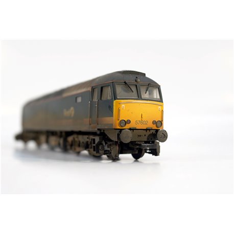 Heljan 5702 Class 57/3 diesel 57602 in First Great Western livery. DCC Ready - weathered. Used. OO Gauge 