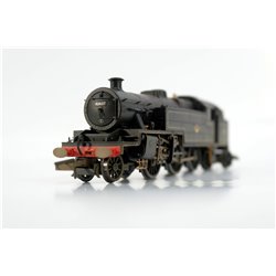 Hornby R2637 Stanier Class 4P 2-6-4T 42437 in BR Lined Black with late crest (weathered). Used. OO Gauge 
