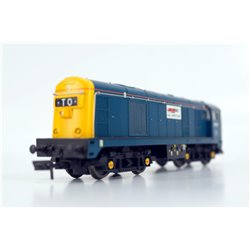 Hornby R30318 Class 20 20189 in Loram Rail blue - Railroad Plus Range. HM7000 fitted. Used. OO Gauge Hornby r30318