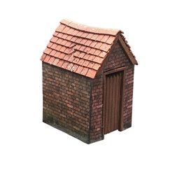 OO/HO kit Privy/Outhouse (Pack of 2)