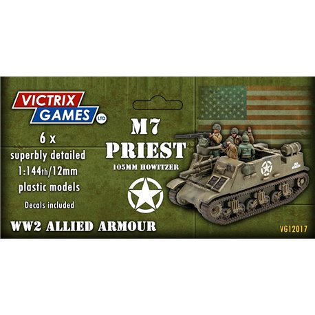 M7 Priest (x6) - 1:144 model kit (12 mm)