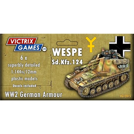 Wespe (x6) - 1:144 model kit (12 mm)