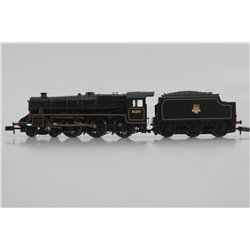 Graham Farish 372-136B LMS 5MT 'Black 5' with Welded Tender 45247 BR Lined Black (Early Emblem). Used. N Gauge 