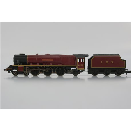 Graham Farish 372-176 Class 8P 4-6-2 6234 "Duchess of Abercorn" in LMS crimson lake. Used. N Gauge 