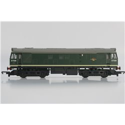 Hornby R2121 Class 25 D7596 in BR green. Used. OO Gauge 
