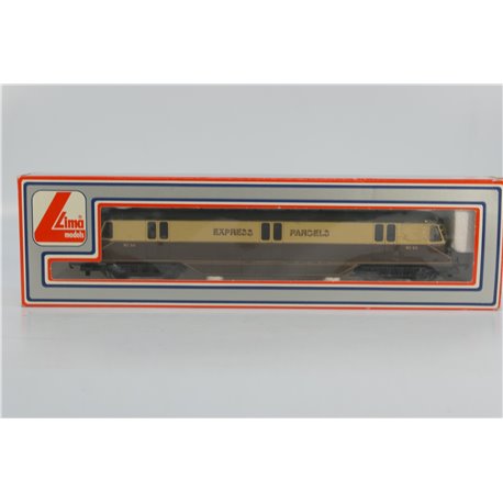 Lima L205143 GWR Parcels Railcar - No. 34 in GWR Brown and Cream. Used. OO Gauge 