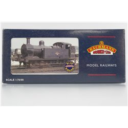Bachmann Branchline 32-225 Class 3F Fowler Jinty 0-6-0 tank 47410 in BR black with late crest. Used. OO Gauge 