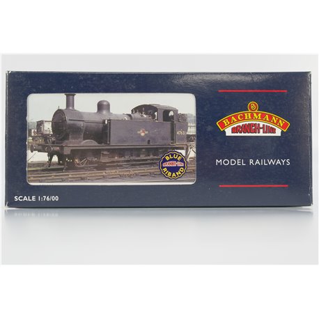 Bachmann Branchline 32-225 Class 3F Fowler Jinty 0-6-0 tank 47410 in BR black with late crest. Used. OO Gauge 