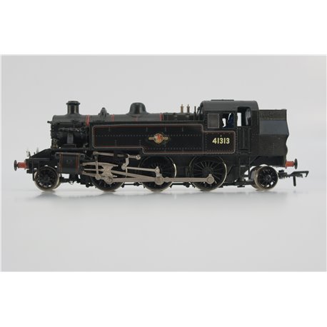 Bachmann Branchline 31-452 Class 2MT Ivatt 2-6-2T 41313 in BR black with late crest. Used. OO Gauge 