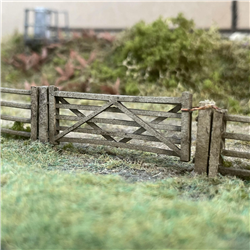 OO/HO kit Five Bar Gates (Pack of 3)