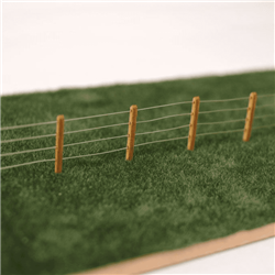 OO/HO kit 4ft Post & Wire Fencing