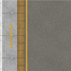 OO/HO Asphalt Platform Sheets With Network Rail Coping & Yellow Line ( Pack of 5)