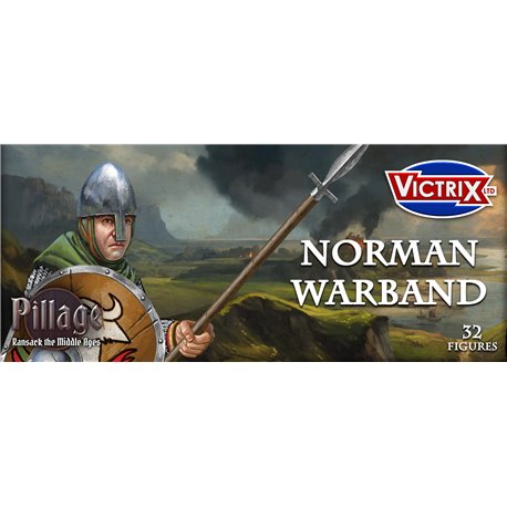 Norman Warband (x32) Pillage - 1:56 scale figure kit