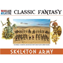 Skeleton Army (100+) and chariots - 1:56 scale figure kit