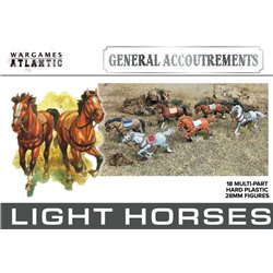 Light Horses (x18) - 1:56 scale figure kit