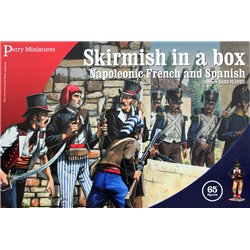 Skirmish in a box - Napoleonic French and Spanish (x65) - 1:56 scale figure kit