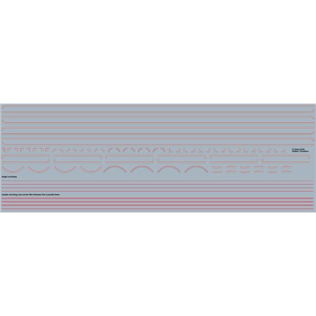 Mixed traffic lining