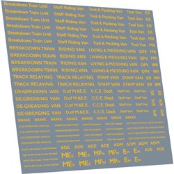 Early BR breakdown pack: yellow text