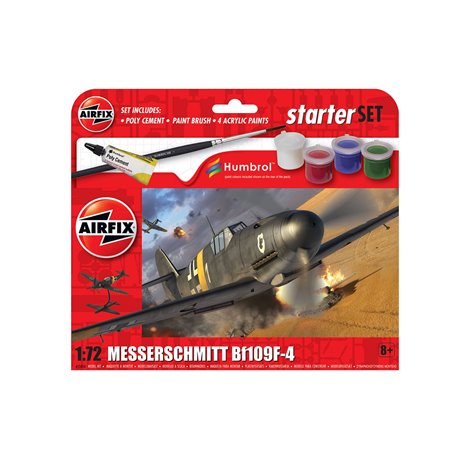 Starter Set - Messerschmitt Bf109F - 1:72 scale model kit