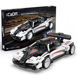 Z-Wind Pull-Back Sports Car - 321 pcs - 1:18 scale kit