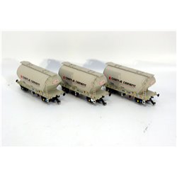 Accurascale ACC2035CS-P PCA bulk cement hoppers in revised (2000s) Castle Cement livery - Pack P - pack of 3. Used. OO Gauge