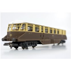 Lima L205132 GWR Diesel Railcar No. 22 in Brown & Cream. Used. OO Gauge 