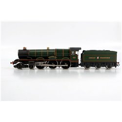Hornby R349 King Class 60xx 4-6-0 'King Henry VIII' 6013 in GWR Green. Used. OO Gauge 