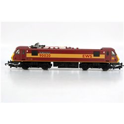 Hornby R2110 Class 90 90020 "Sir Michael Heron" in EWS livery. Used. OO Gauge 