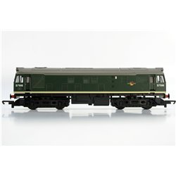 Hornby R2121 Class 25 D7596 in BR green. Used. OO Gauge 