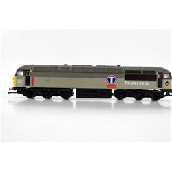 Hornby R2107D Class 56 56066 in Transrail Grey. Used. OO Gauge 