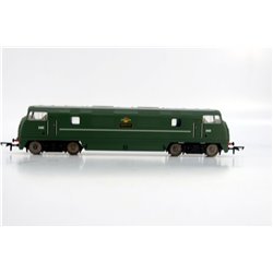 Hornby R3491 Class 42 Warship D805 "Benbow" in BR green - Railroad Range. Used. OO Gauge 