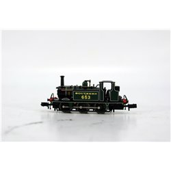 Dapol 2S-012-018 Class A1X 'Terrier' 0-6-0T B653 in SR olive green. Used. N Gauge 