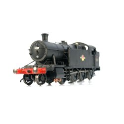 Hornby R3224 Class 52xx 2-8-0T 5239 in BR black with late crest. Used. OO Gauge 