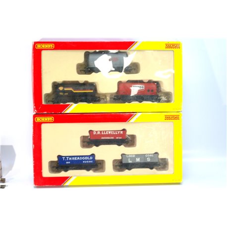 A Set of Two Hornby Wagon Sets. Used. OO Gauge 
