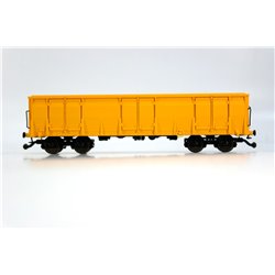 3 x Evemodel C8742 High Sided Gondola Car in Yellow . Used. HO Gauge 