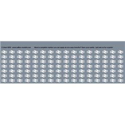 RAILTEC 2mm-1200 BR loco double arrows: standard